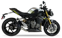 IXRACE MK2 Black Silencer for Triumph Speed Triple 1200 in Satin Black Stainless Steel