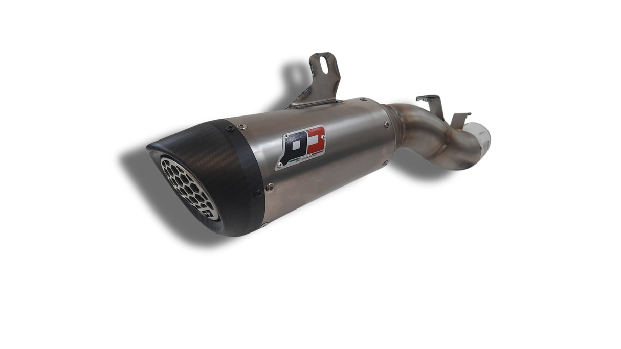 QD Gunshot Silencer for the Ducati Multistrada V4 (S) (2025-26). Available at Motorcycle Performance Store.
