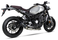 IXRACE M2 Black full exhaust system fitted to Yamaha XSR900 2016–2020