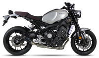 IXRACE M2 Black full exhaust system fitted to Yamaha XSR900 2016–2020
