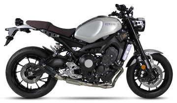 IXRACE M2 Black full exhaust system fitted to Yamaha XSR900 2016–2020