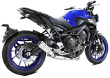 IXRACE MK2 Inox stainless full exhaust system fitted to Yamaha MT-09 2013–2020_1