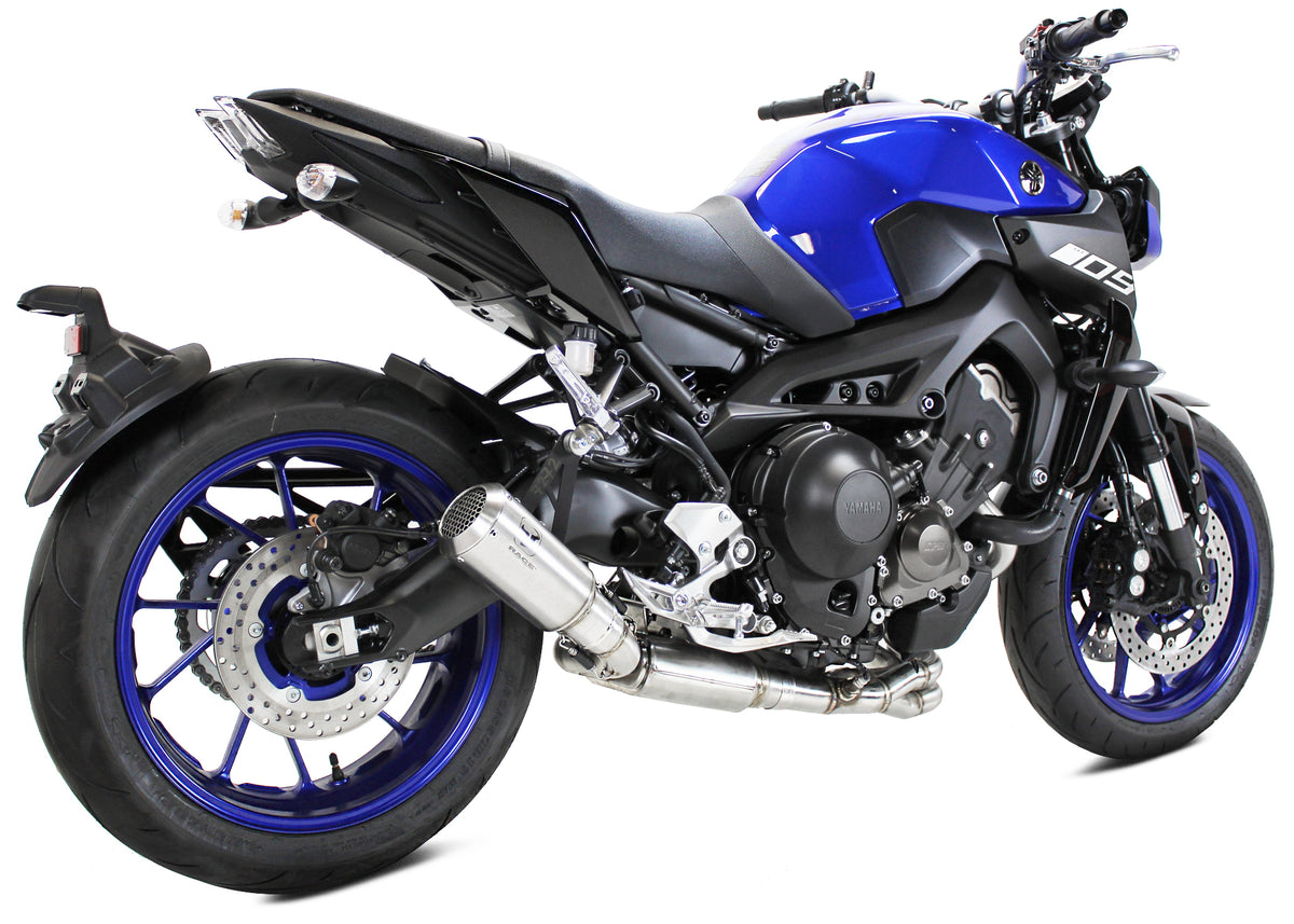 IXRACE MK2 Inox stainless full exhaust system fitted to Yamaha MT-09 2013–2020_1