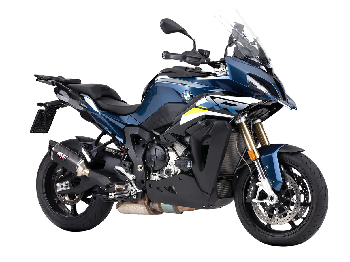 SC Project SC1-X carbon silencer for BMW S1000XR 2024-2026 Euro 5 plus homologated exhaust with carbon fibre body_5