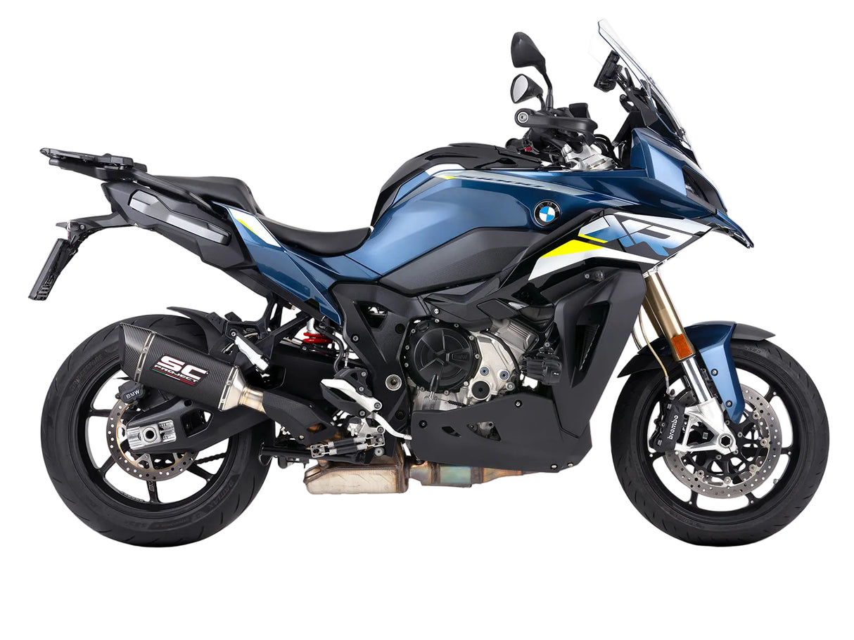 SC Project SC1-R carbon fibre silencer for BMW S1000XR 2024-2026 Euro 5 plus homologated exhaust with carbon end cap_4