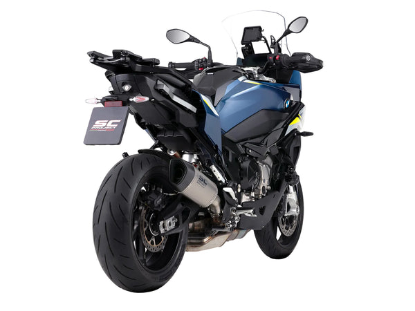 SC Project SC1-R titanium silencer for BMW S1000XR 2024-2026 with carbon end cap Euro 5 plus homologated exhaust_1