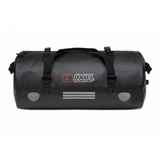 IXIL 50 litre waterproof motorcycle luggage bag black TPU dry bag with mounting straps and reflective strips for touring_1