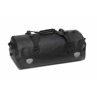 IXIL 50 litre waterproof motorcycle luggage bag black TPU dry bag with mounting straps and reflective strips for touring