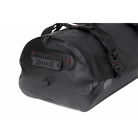 IXIL 50 litre waterproof motorcycle luggage bag black TPU dry bag with mounting straps and reflective strips for touring