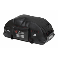 IXIL 65 litre waterproof motorcycle luggage bag black TPU roll bag with straps and reflective strips for touring use