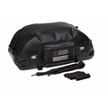 IXIL 65 litre waterproof motorcycle luggage bag black TPU roll bag with straps and reflective strips for touring use