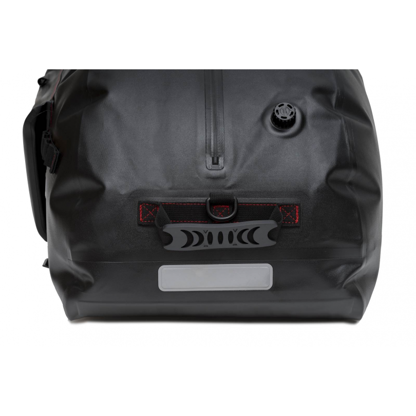 IXIL 65 litre waterproof motorcycle luggage bag black TPU roll bag with straps and reflective strips for touring use_3