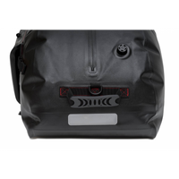 IXIL 65 litre waterproof motorcycle luggage bag black TPU roll bag with straps and reflective strips for touring use