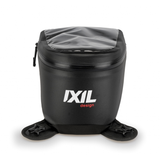 IXIL 5 litre waterproof motorcycle tank bag black TPU with transparent phone pocket and magnetic mounting system_1