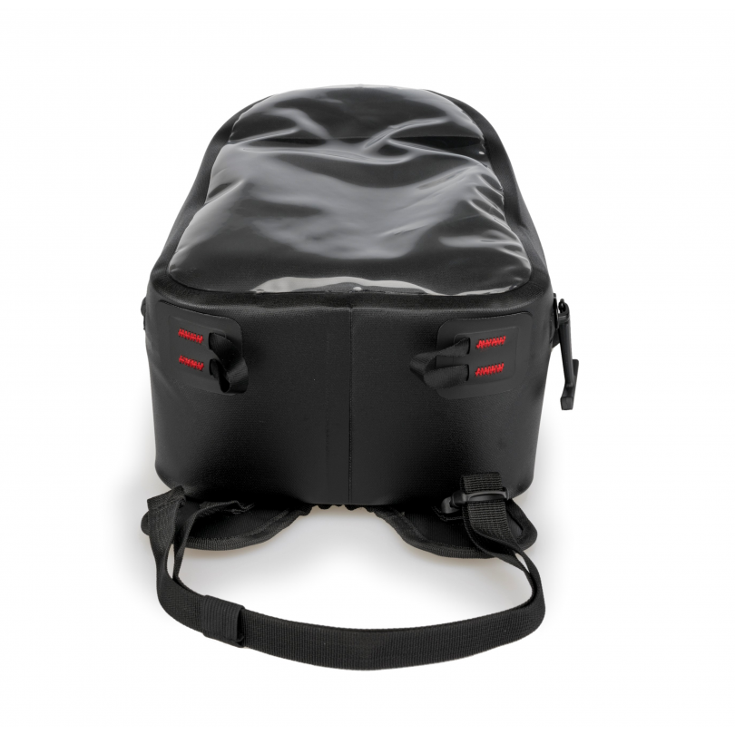 IXIL 5 litre waterproof motorcycle tank bag black TPU with transparent phone pocket and magnetic mounting system_2