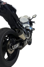 Termignoni titanium conical silencer fitted to BMW S1000RR 2019-2025 with carbon end cap_2