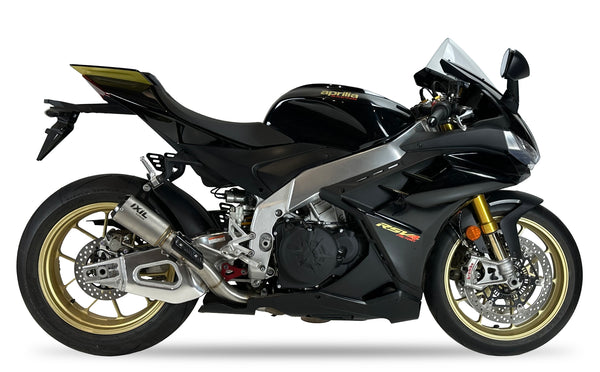 Ixil Race Xtrem Silencer with Carbon Fibre End Cap for Aprilia Tuono V4 1100 Factory