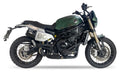 IXIL Race Xtrem Black slip-on exhaust for Benelli Leoncino 800 Trail with compact race-inspired design