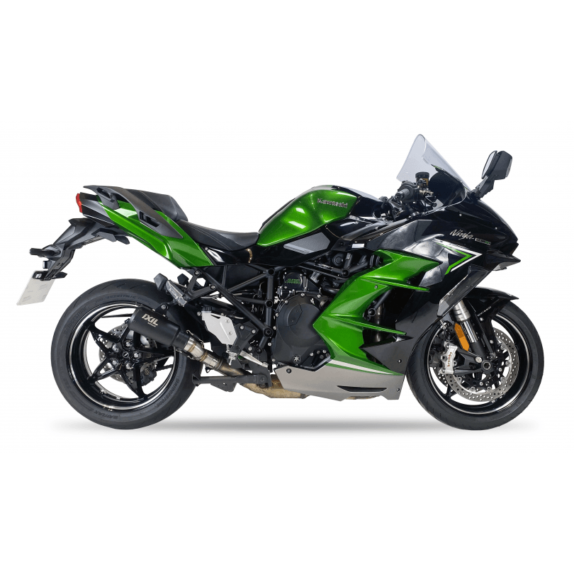 Ixil Race Xtrem Black Silencer Kawasaki Ninja H2 (SX/SE) 2022-25 - Motorcycle Performance Store
