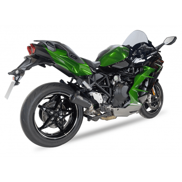 Ixil Race Xtrem Black Silencer Kawasaki Ninja H2 (SX/SE) 2022-25 - Motorcycle Performance Store