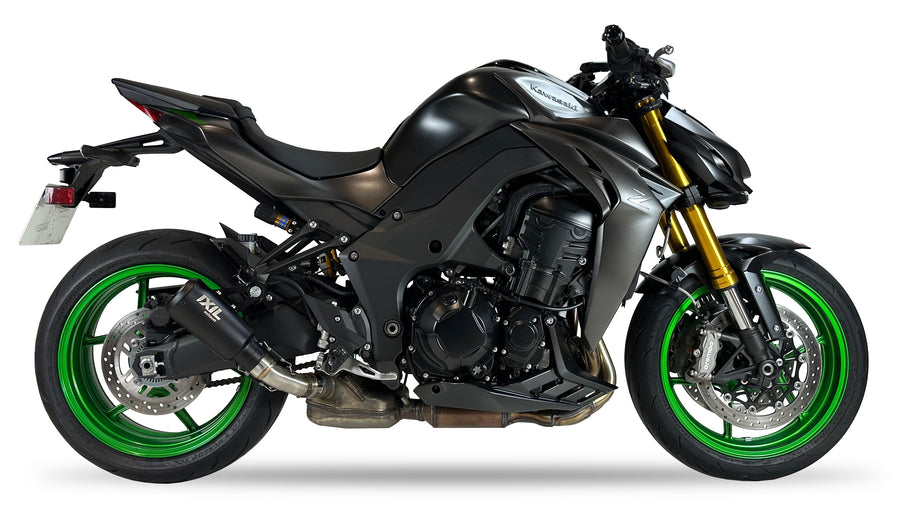 Ixil Race Xtrem black silencer for Kawasaki Z1100 SE 2026 conical stainless exhaust