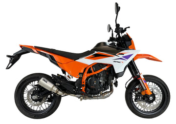 Ixil Stainless Steel Race Xtrem Silencer installed on the KTM 125 SMC R 2025-2026