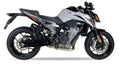 Ixil Race Xtrem black conical slip-on exhaust silencer fitted to KTM 790 Duke 2023–2026