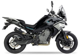 Ixil Race Xtrem black conical slip-on exhaust silencer fitted to CF Moto 800MT 2025–2026