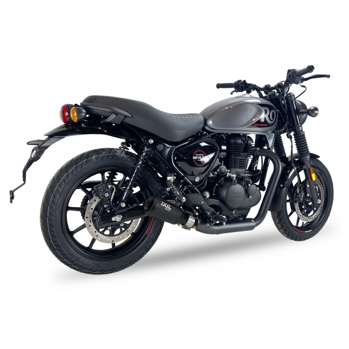 Ixil Race Xtrem Black Silencer for the Royal Enfield Hunter 350 - Motorcycle Performance Store_2