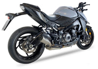 IXIL Race Xtrem silencer fitted to Suzuki GSX-S1000 GT with carbon fibre end cap