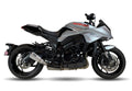 IXIL Race Xtrem silencer fitted to Suzuki Katana 1000 with carbon fibre end cap