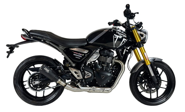 Ixil Race Xtrem Black Exhaust installed on a Triumph Thruxton 400 2026