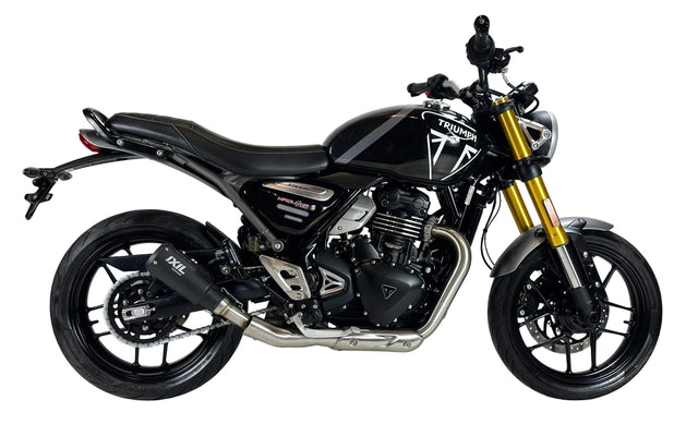 Ixil Race Xtrem Black Exhaust installed on a Triumph Thruxton 400 2026