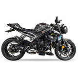 Ixil Race Xtrem Black Full System for the Triumph Street Triple 765, Available at Motorcycle Performance Stores.