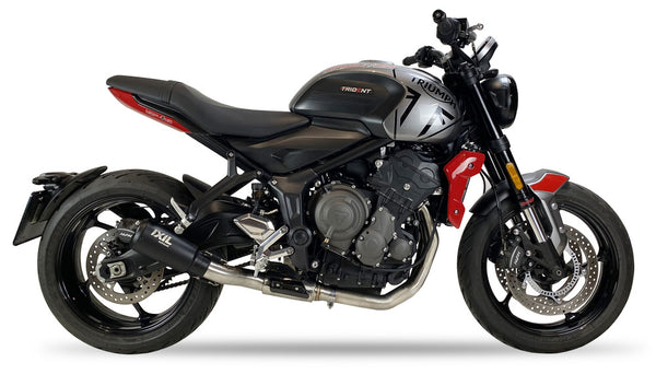 Ixil Race Xtrem Black Full System for the Triumph Trident 660 - Motorcycle Performance Store