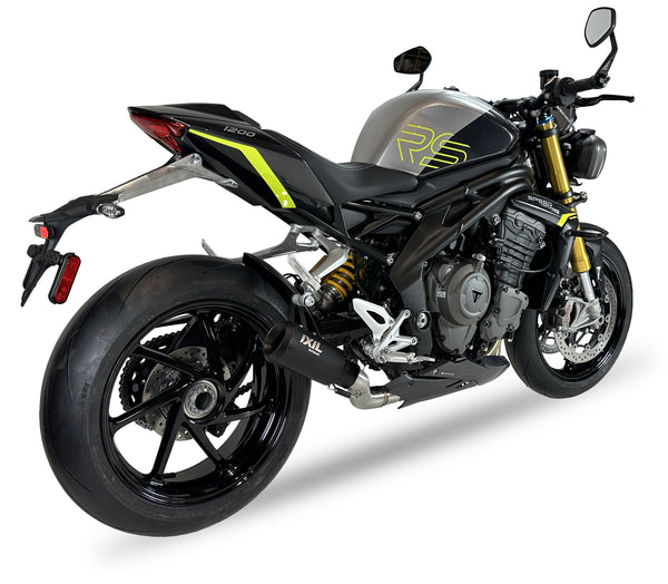 IXIL Race Xtrem Black Silencer for Triumph Speed Triple 1200 in Matte Black Stainless Steel_1