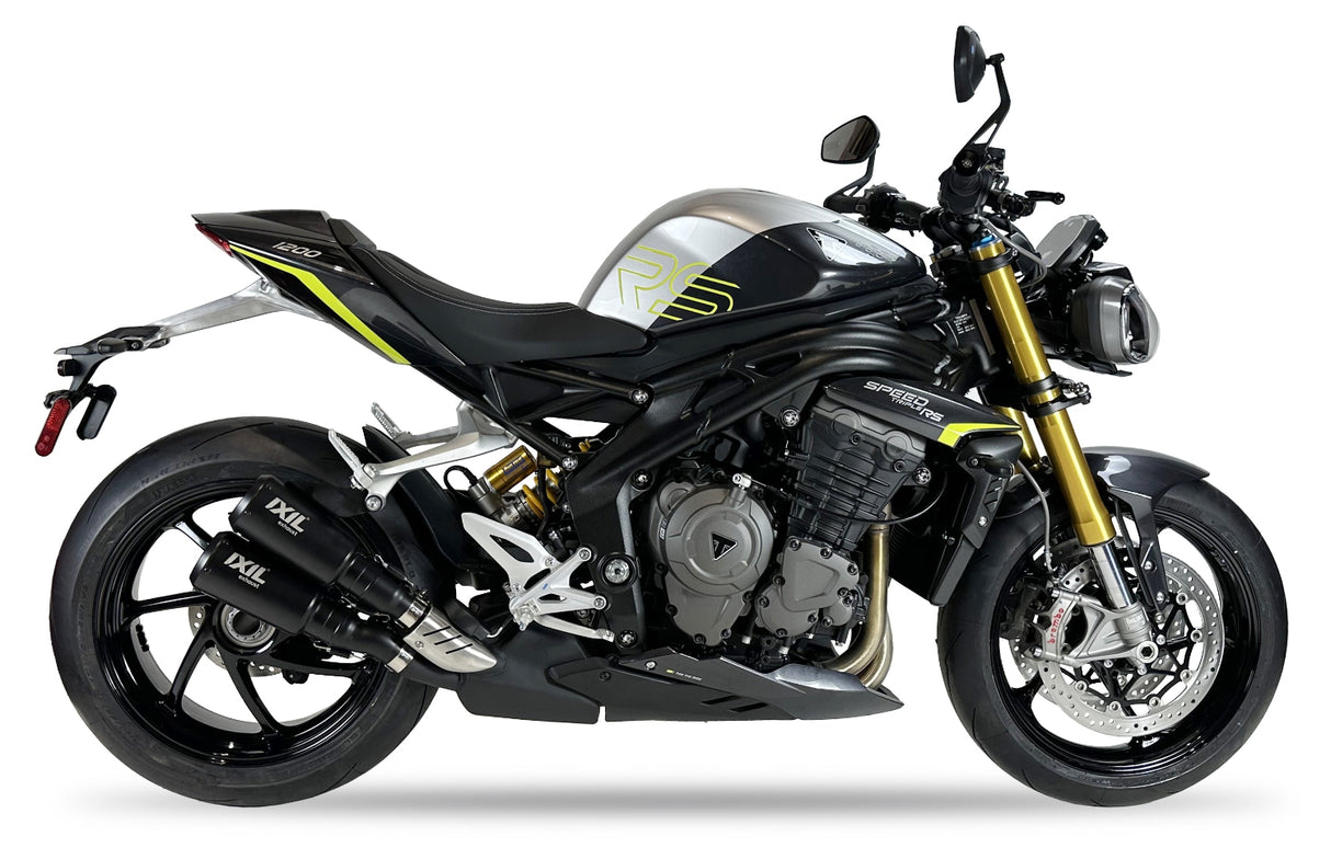 Silenciador Race Xtrem Black Ixil Triumph Speed Triple 1200 (RS/RS) 2021-24