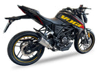 Ixil Race Xtrem conical stainless steel full exhaust system for Voge 125 R with carbon fibre end cap and satin finish_1