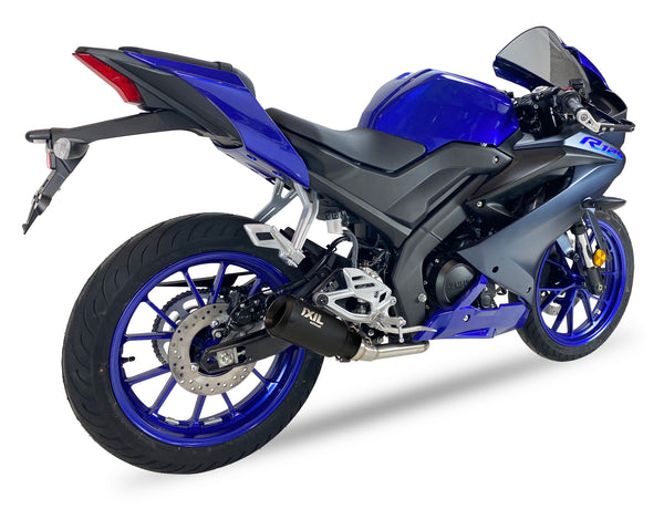 IXIL Race Xtrem Black full exhaust system fitted to Yamaha YZF-R125 2021–2026_1