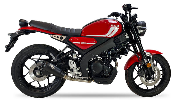 IXIL Race Xtrem Black full exhaust system fitted to Yamaha XSR125 2021–2026