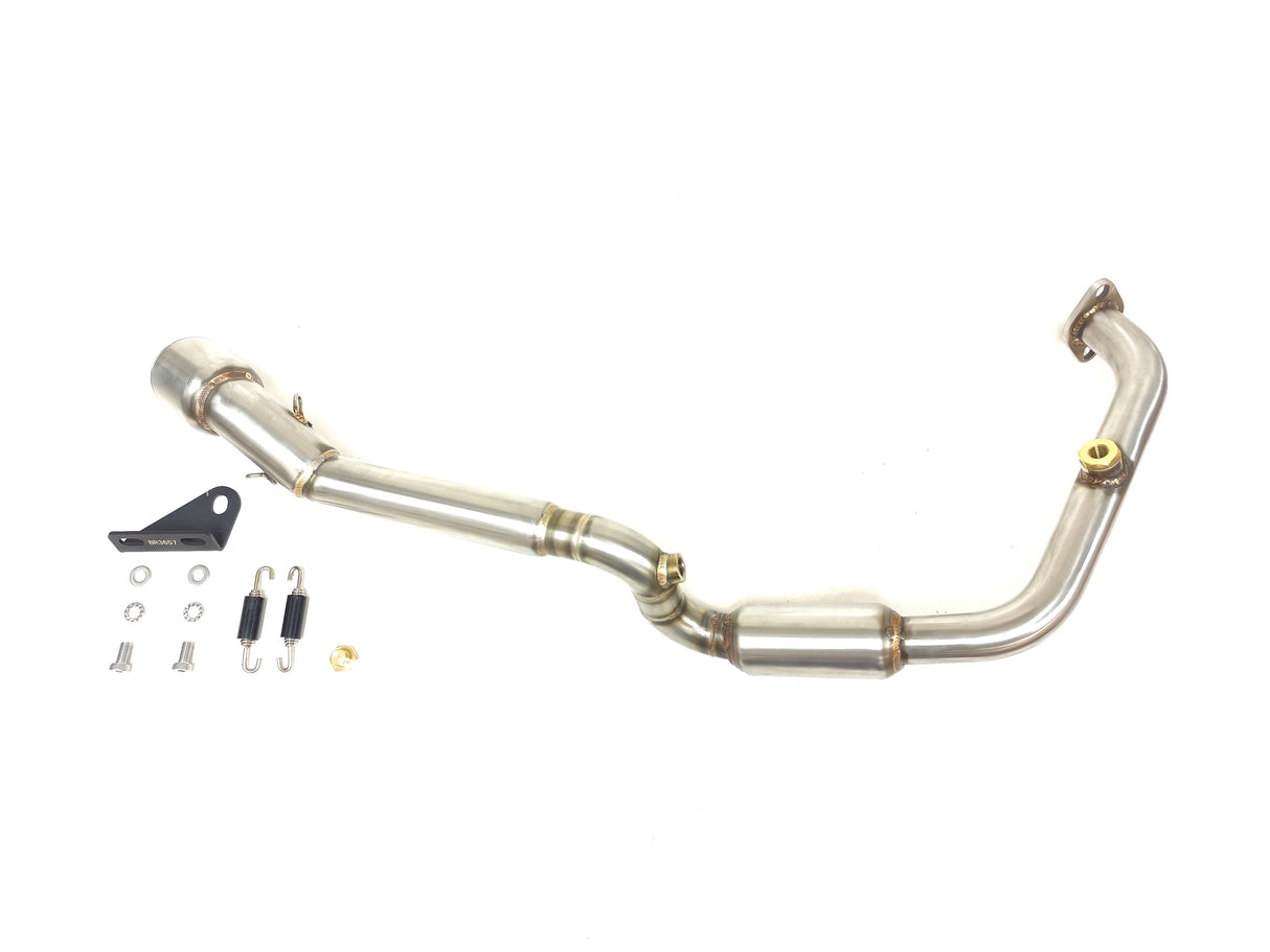 IXIL Race Xtrem Black full exhaust system fitted to Yamaha XSR125 2021–2026_3