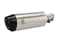 IXRACE Desert black stainless steel silencer with carbon fibre end cap for Husqvarna Norden 901