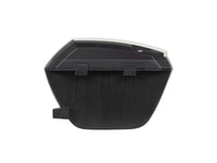 SHAD SH23 black motorcycle panniers 23 litre slim waterproof side cases lightweight aerodynamic design