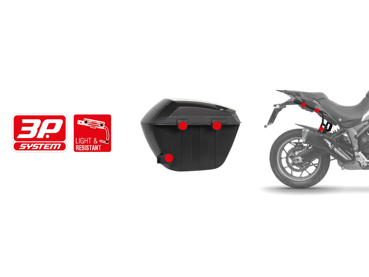 SHAD SH23 Black 23 Litre Panniers image 3