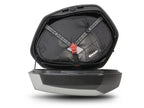 SHAD SH35 aluminium look motorcycle panniers 35 litre waterproof side cases touring luggage aerodynamic design_2