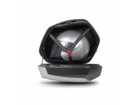 SHAD SH35 aluminium look motorcycle panniers 35 litre waterproof side cases touring luggage aerodynamic design