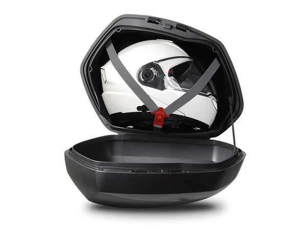 SHAD SH36 carbon motorcycle panniers 36 litre waterproof side cases full face helmet capacity touring luggage_1