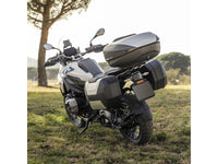 SHAD SH38X expandable aluminium motorcycle panniers with telescopic design and premium locking system