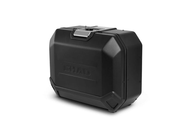 SHAD TR36 Terra black left aluminium pannier 35 litre waterproof motorcycle side case with scratch resistant finish_1