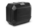 SHAD TR36 Terra black right aluminium pannier 35 litre waterproof motorcycle side case with lock system and mesh restraint